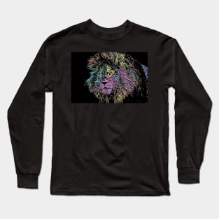 Painted Lion Long Sleeve T-Shirt